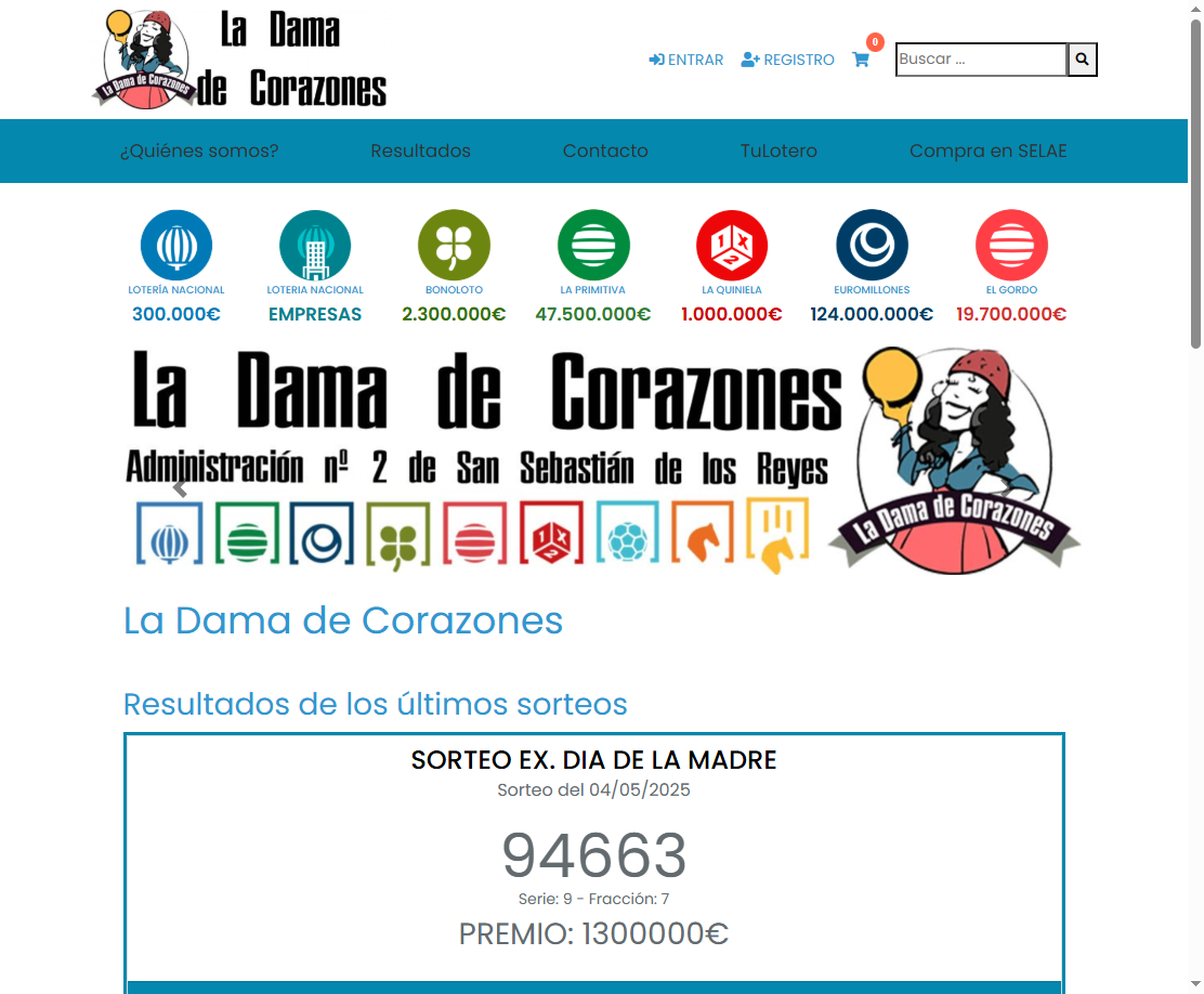 TiendaLotoPlus-La Dama de Corazones